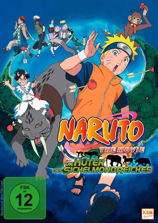 Naruto The Movie 3 - Die Hüter des Sichelmondreiches : Kinoposter
