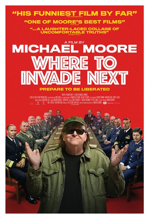 Where To Invade Next : Kinoposter