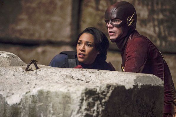 The Flash : Bild Candice Patton, Grant Gustin