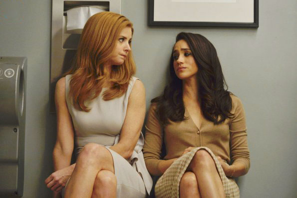 Suits : Bild Sarah Rafferty, Meghan Markle