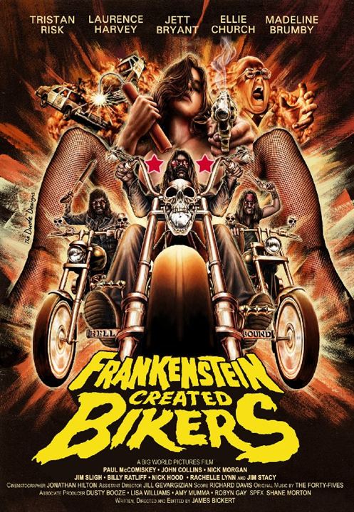 Frankenstein Created Bikers : Kinoposter