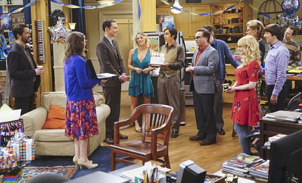 The Big Bang Theory : Bild Kunal Nayyar, Mayim Bialik, Kaley Cuoco, Jim Parsons, Simon Helberg, Johnny Galecki