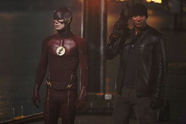 The Flash : Bild Grant Gustin, David Ramsey