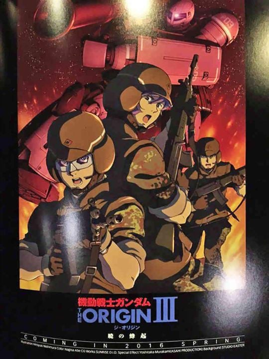 Mobile Suit Gundam: The Origin III Dawn of Rebellion : Kinoposter