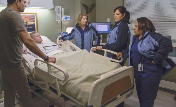 Grey's Anatomy - Die jungen Ärzte : Bild Sara Ramirez, Ellen Pompeo, Scott Elrod, Chandra Wilson