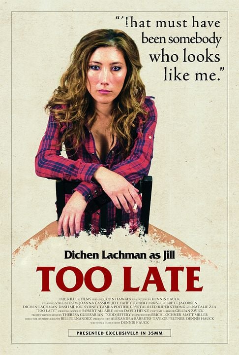 Too Late : Kinoposter