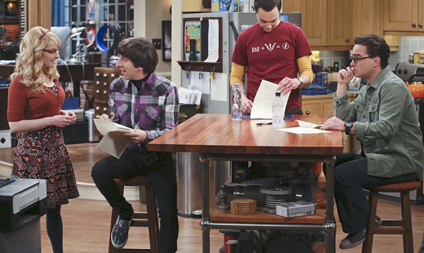 The Big Bang Theory : Bild Jim Parsons, Melissa Rauch, Simon Helberg, Johnny Galecki