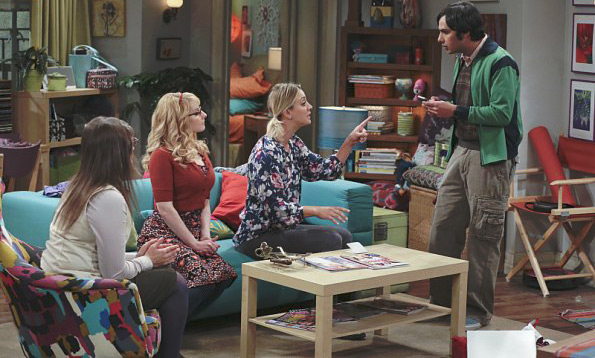 The Big Bang Theory : Bild Kaley Cuoco, Kunal Nayyar, Melissa Rauch, Mayim Bialik