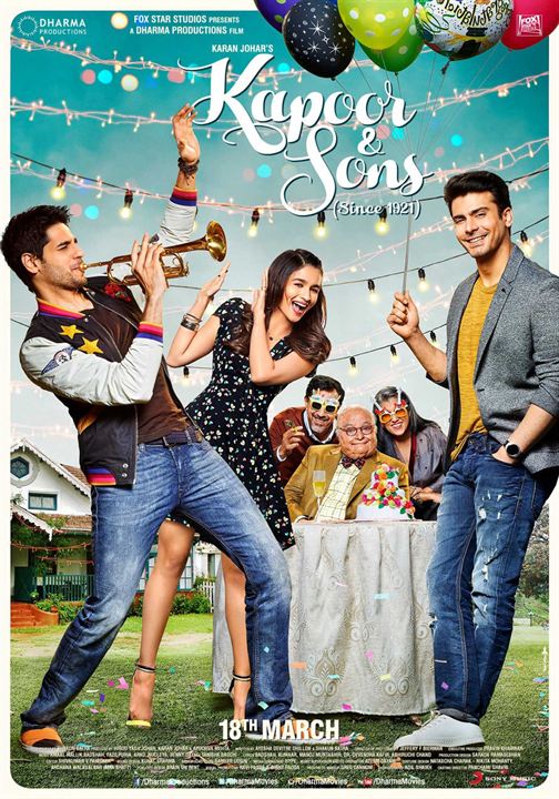 Kapoor and Sons : Kinoposter