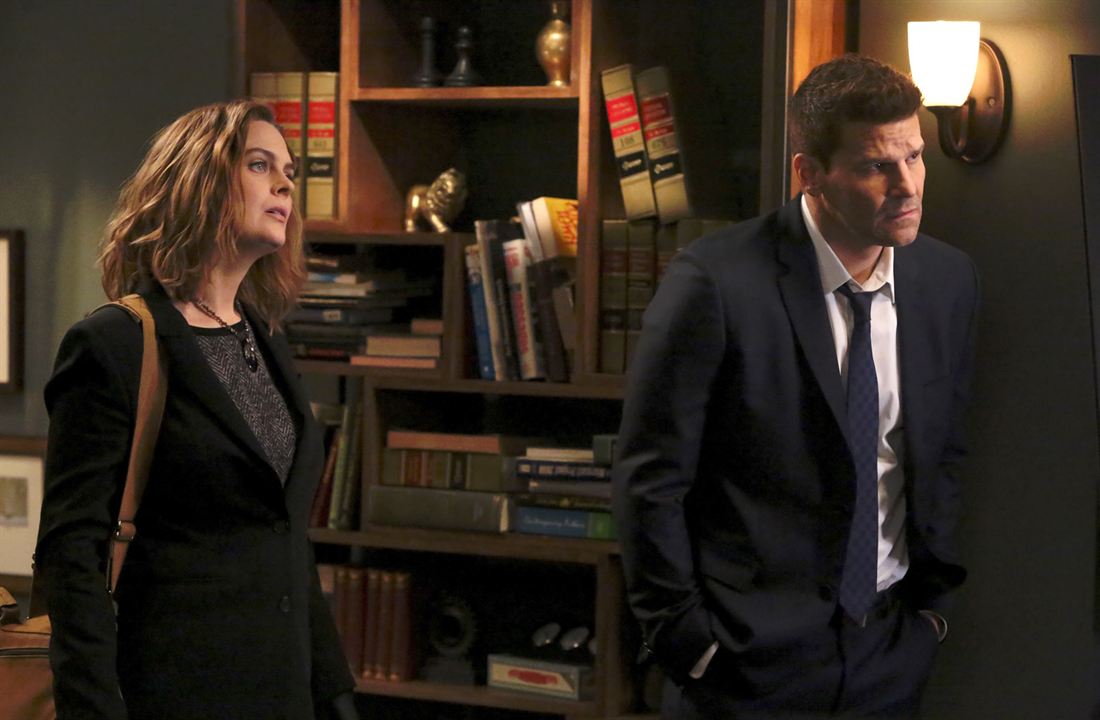 Bild David Boreanaz, Emily Deschanel