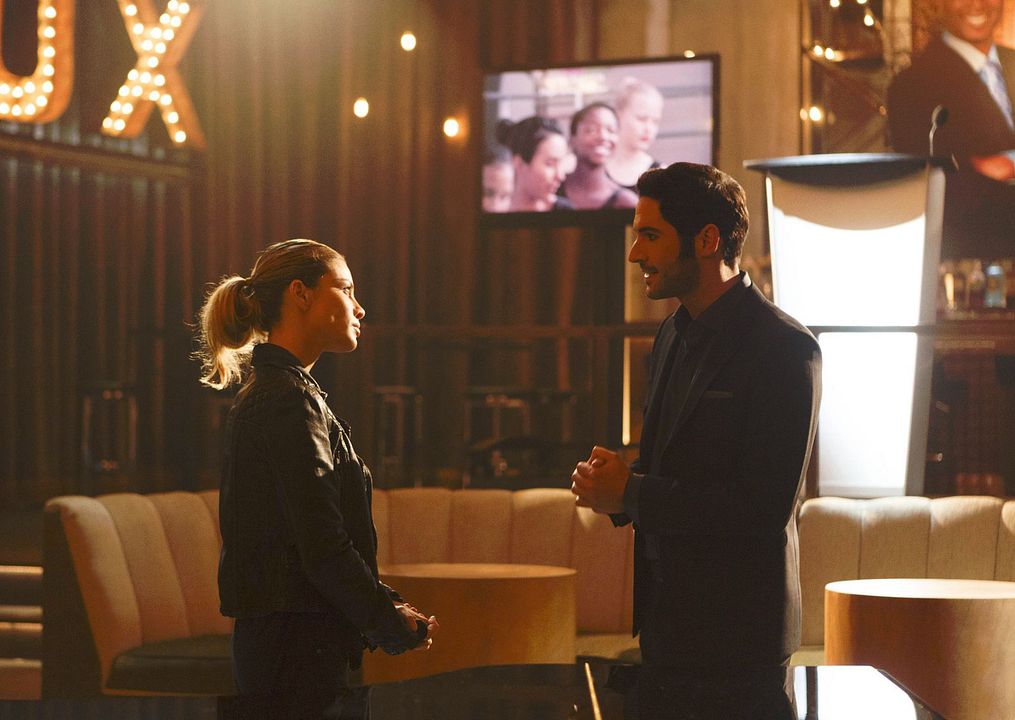 Lucifer : Bild Tom Ellis, Lauren German