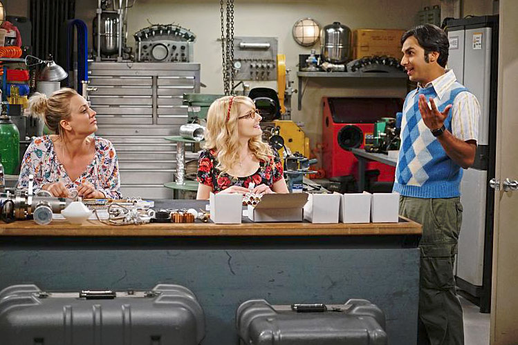 The Big Bang Theory : Bild Kunal Nayyar, Melissa Rauch, Kaley Cuoco