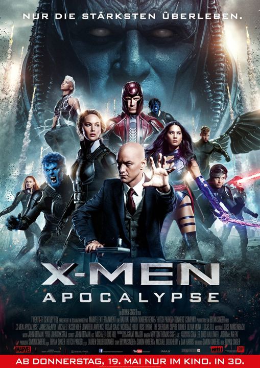 X-Men: Apocalypse : Kinoposter