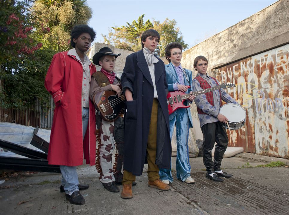 Sing Street : Bild Ferdia Walsh-Peelo, Mark McKenna, Conor Hamilton, Karl Rice, Percy Chamburuka