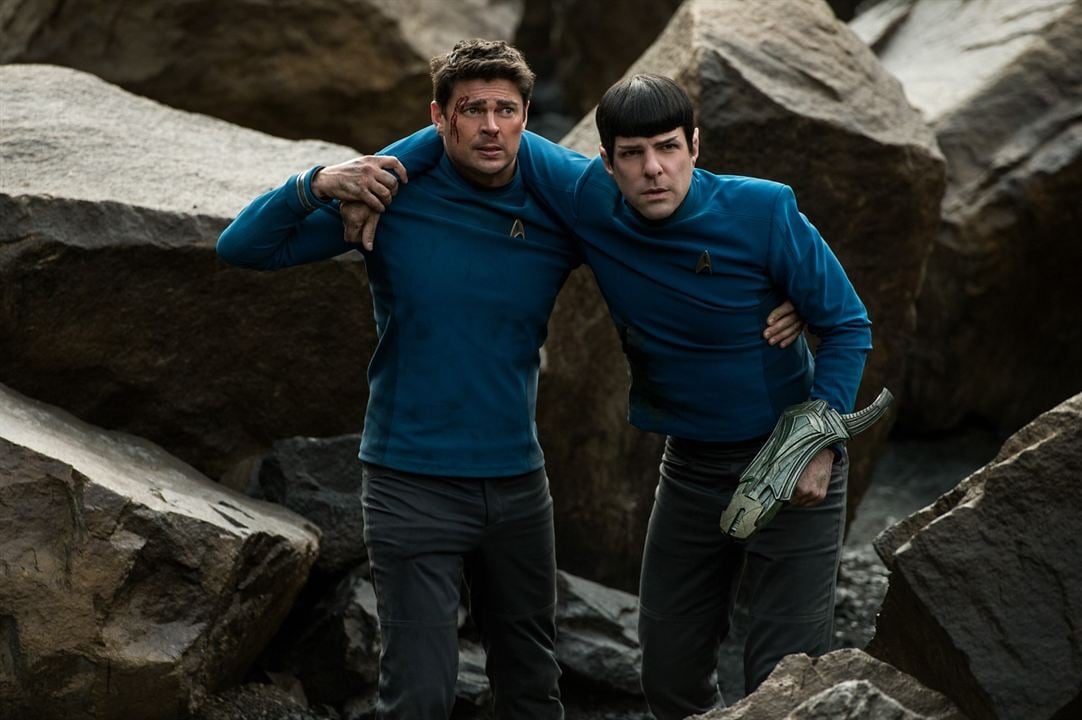 Star Trek Beyond : Bild Zachary Quinto, Karl Urban