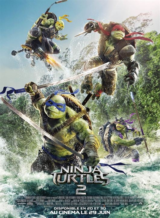 Teenage Mutant Ninja Turtles 2: Out Of The Shadows : Kinoposter