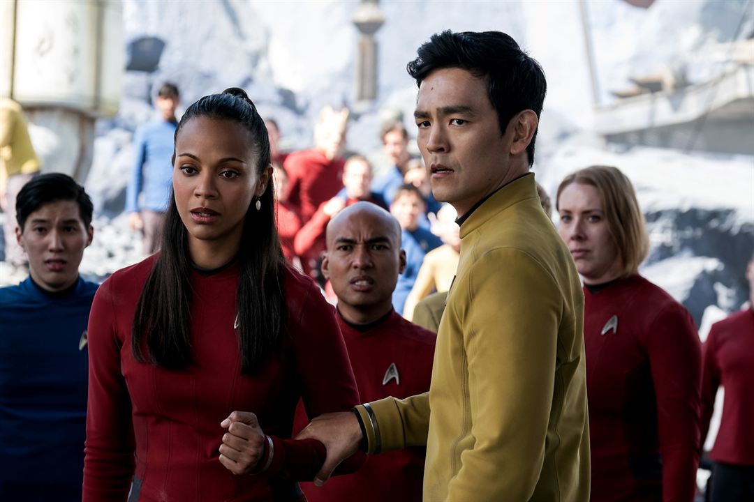 Star Trek Beyond : Bild Zoe Saldana, John Cho