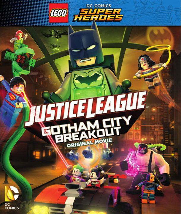 LEGO DC Super Heroes Justice League: Gefängnisausbruch in Gotham City : Kinoposter