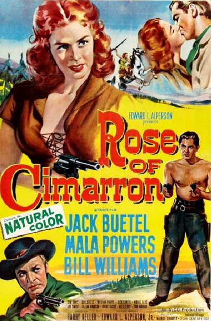 Die Rose von Cimarron : Kinoposter