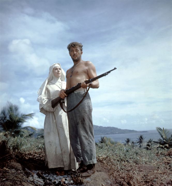 Der Seemann und die Nonne : Bild Deborah Kerr, Robert Mitchum