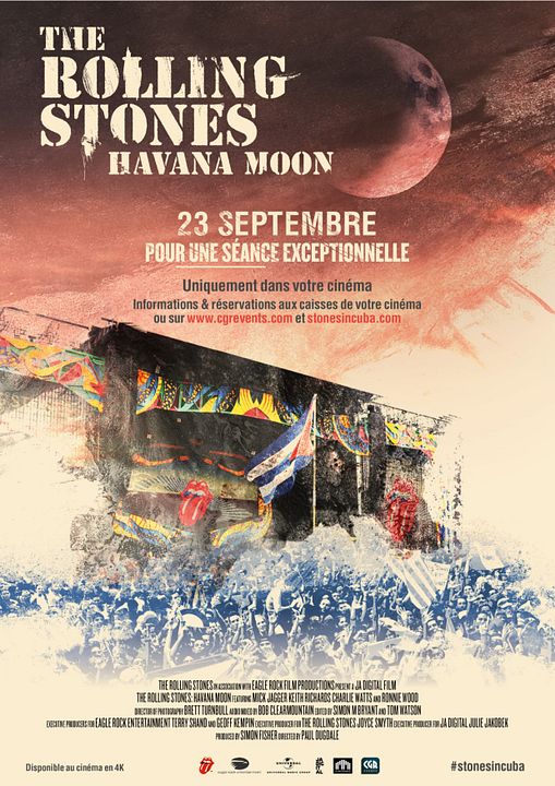 Ciné Music Festival : Rolling Stones in Cuba - Havana Moon - 2017 : Kinoposter