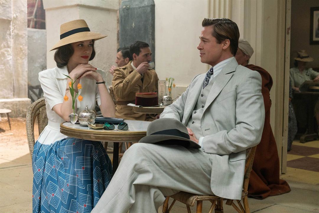 Allied - Vertraute Fremde : Bild Brad Pitt, Marion Cotillard