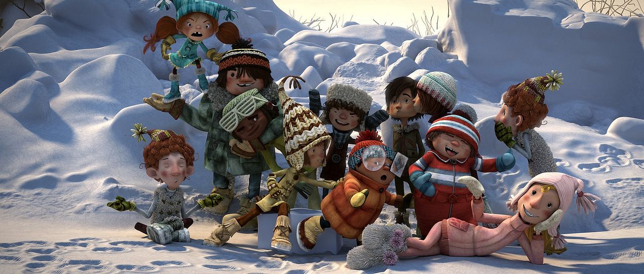 Cleo und die Schneeballschlacht : Bild