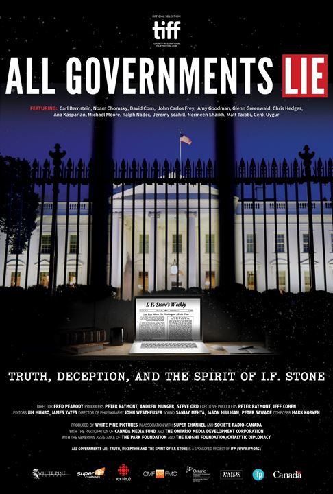 All Governments Lie: Truth, Deception, and the Spirit of I.F. Stone : Kinoposter