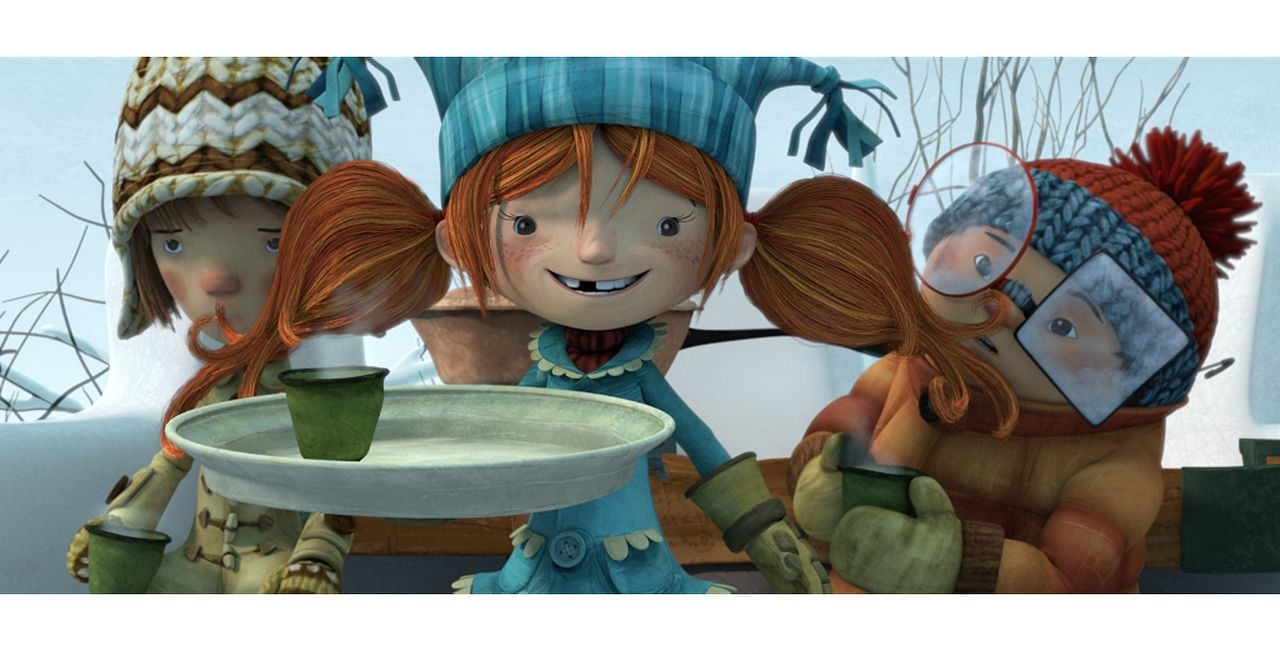 Cleo und die Schneeballschlacht : Bild