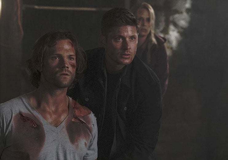 Supernatural : Bild Samantha Smith (III), Jensen Ackles, Jared Padalecki