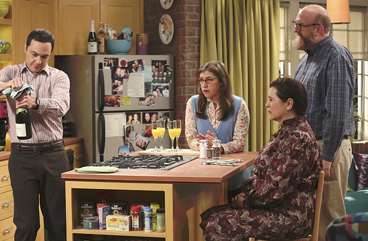 The Big Bang Theory : Bild Brian Posehn, Jim Parsons, Michelle Arthur, Mayim Bialik