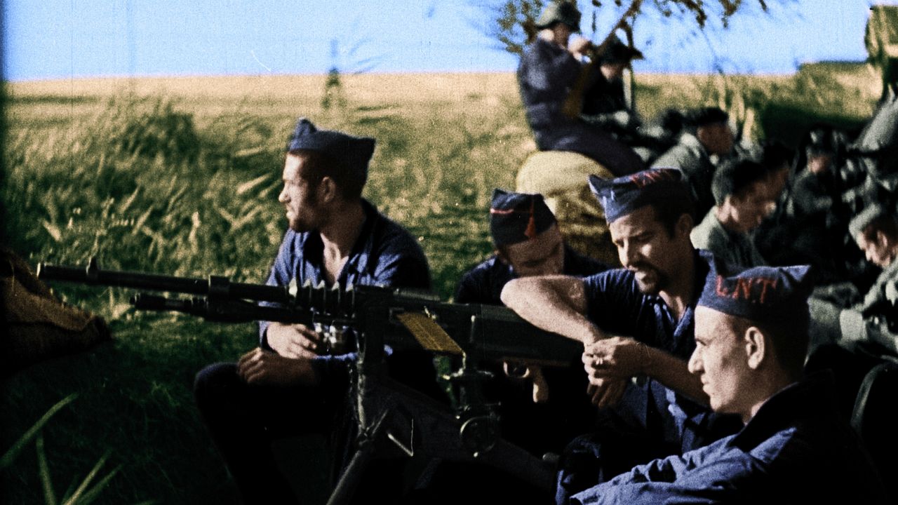España en dos trincheras. La guerra civil en color : Bild