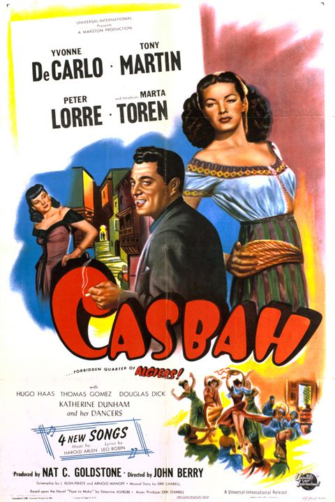 Casbah - Verbotene Gassen : Kinoposter