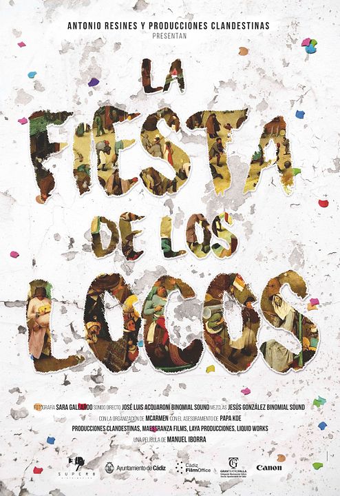 La fiesta de los locos : Kinoposter