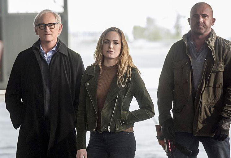The Flash : Bild Brandon Routh, Caity Lotz, Dominic Purcell