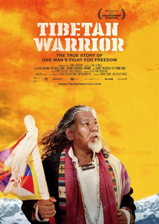 Der Tibetische Krieger : Kinoposter