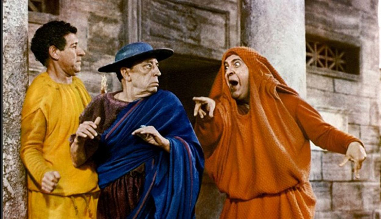 Toll trieben es die alten Römer : Bild Buster Keaton, Zero Mostel
