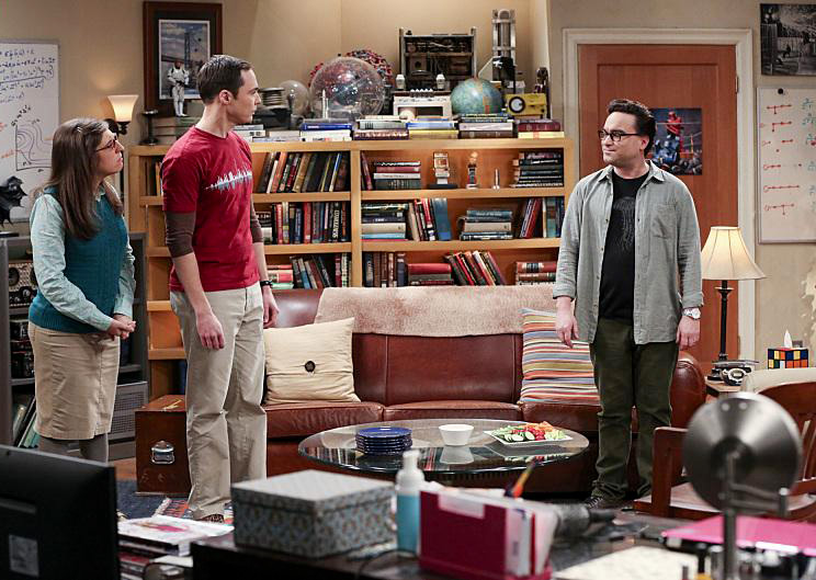 The Big Bang Theory : Bild Jim Parsons, Johnny Galecki, Mayim Bialik