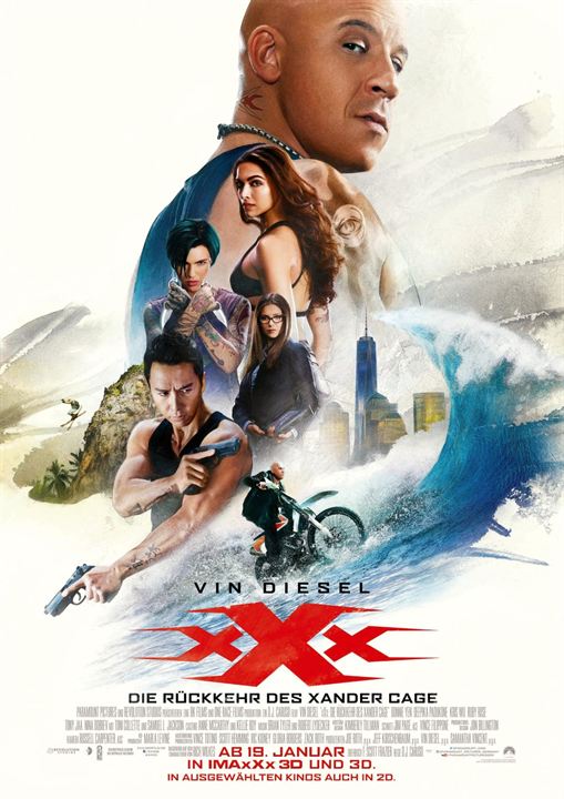 xXx 3: Die Rückkehr des Xander Cage : Kinoposter
