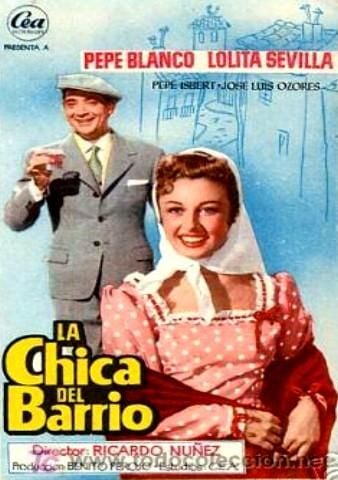 La chica del barrio : Kinoposter