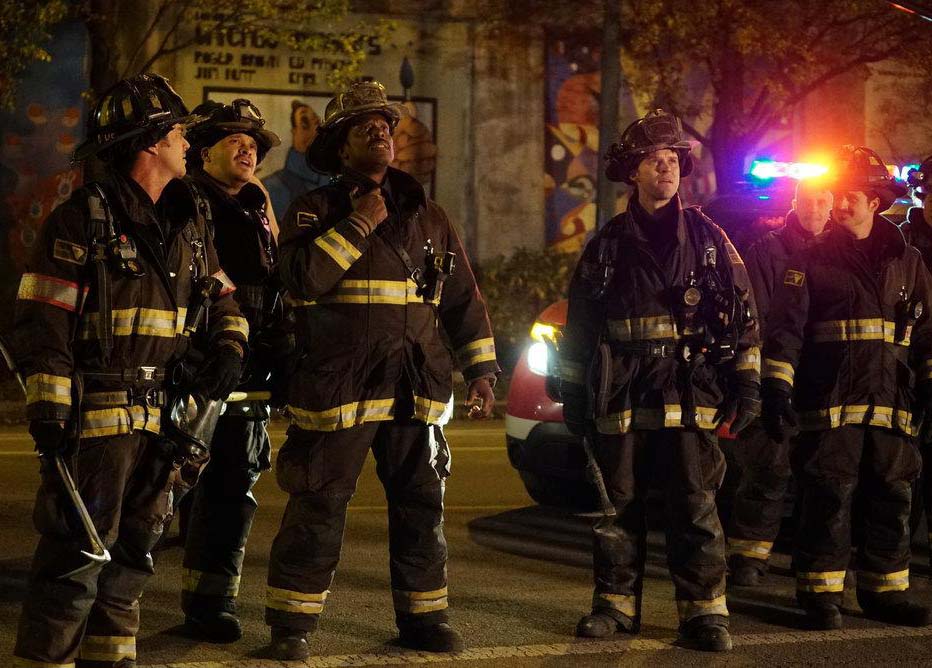 Chicago Fire : Bild Jesse Spencer, Taylor Kinney, Joe Minoso, Eamonn Walker
