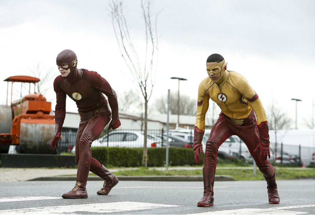 The Flash : Bild Grant Gustin, Keiynan Lonsdale