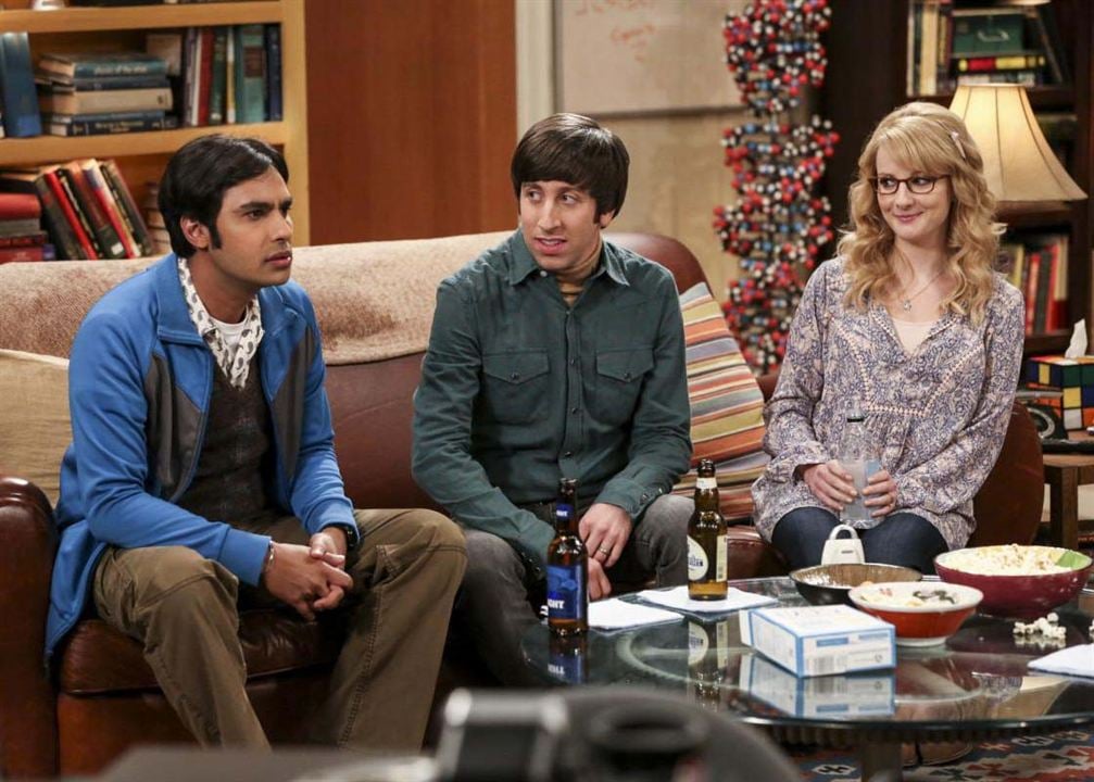 The Big Bang Theory : Bild Kunal Nayyar, Melissa Rauch, Simon Helberg