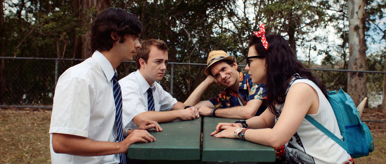 DopeUnder - Kleine Deals Downunder : Bild Robert Griffiths, Chris Schmuttermaier, Mercedes Porter, Nathan Wright (III)