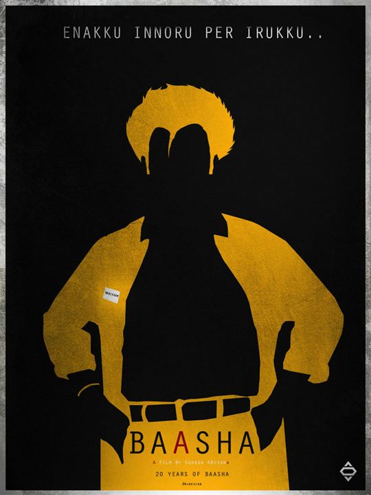 Baasha : Kinoposter