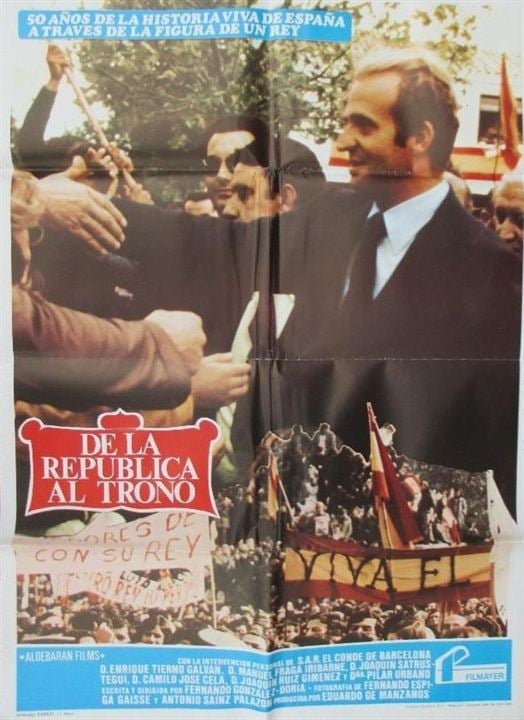 De la República al trono : Kinoposter