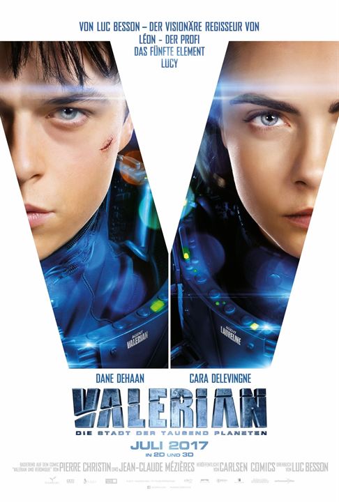 Valerian - Die Stadt der tausend Planeten : Kinoposter