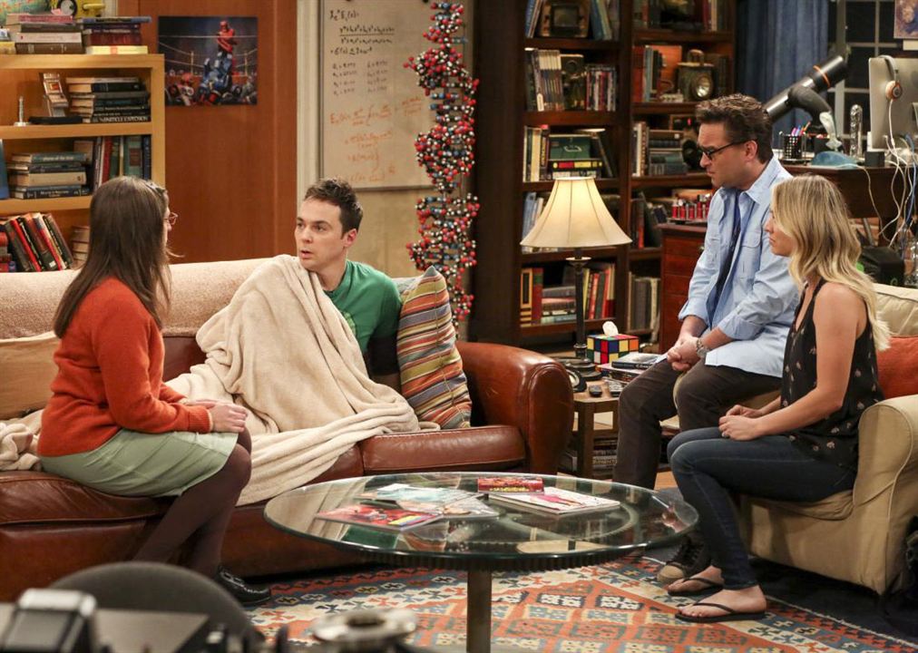 The Big Bang Theory : Bild Jim Parsons, Johnny Galecki, Mayim Bialik, Kaley Cuoco