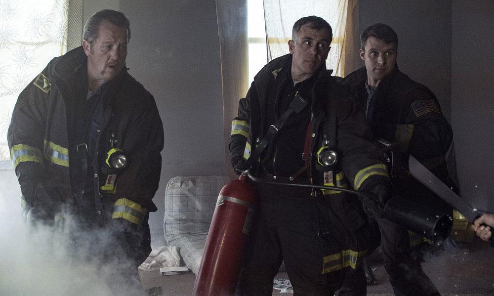 Chicago Fire : Bild Christian Stolte, Jesse Spencer, David Eigenberg