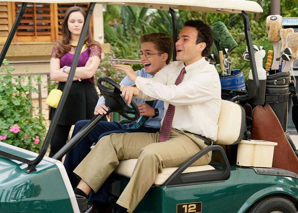 Die Goldbergs : Bild Hayley Orrantia, Troy Gentile, Sean Giambrone